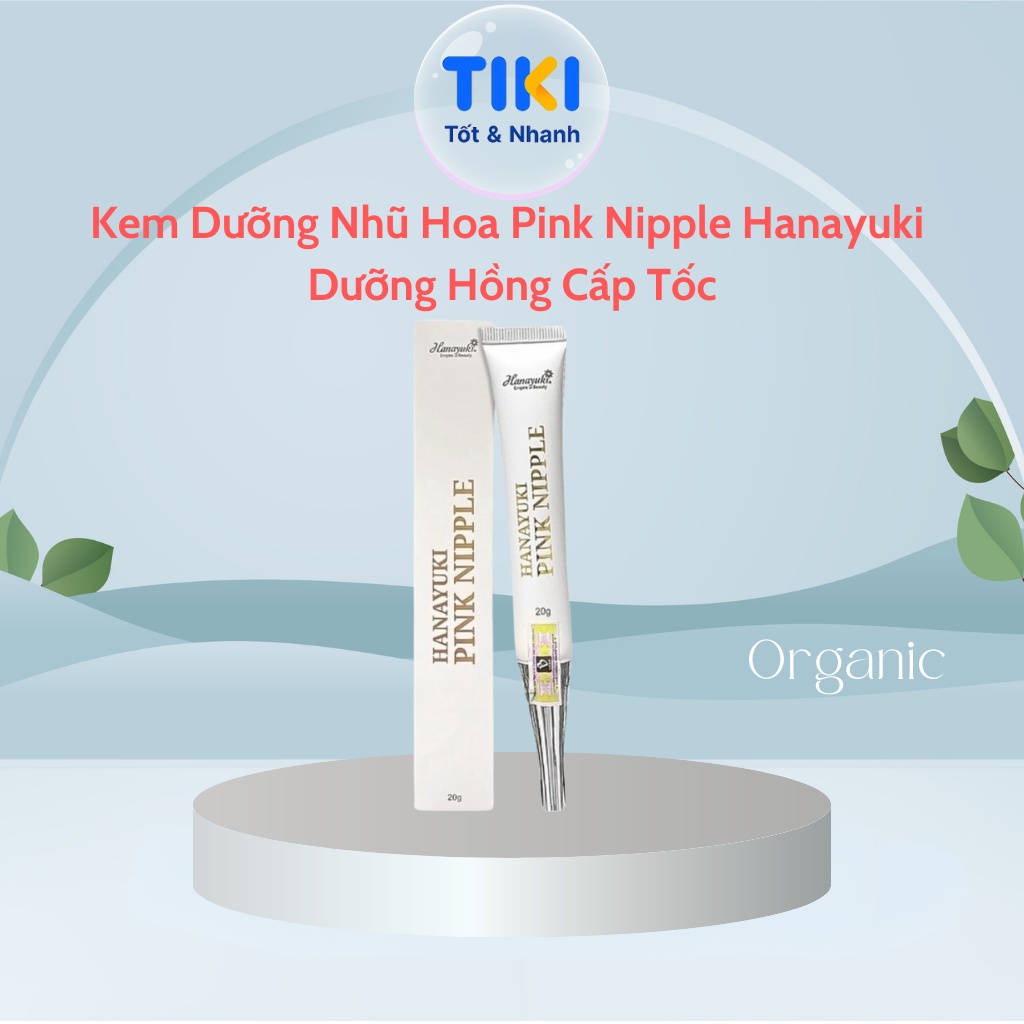 Kem Dưỡng Hồng Nhũ Pink Nipple Hanayuki Chính Hãng Mờ Thâm Dưỡng Trắng Hồng Cấp Tốc 20G