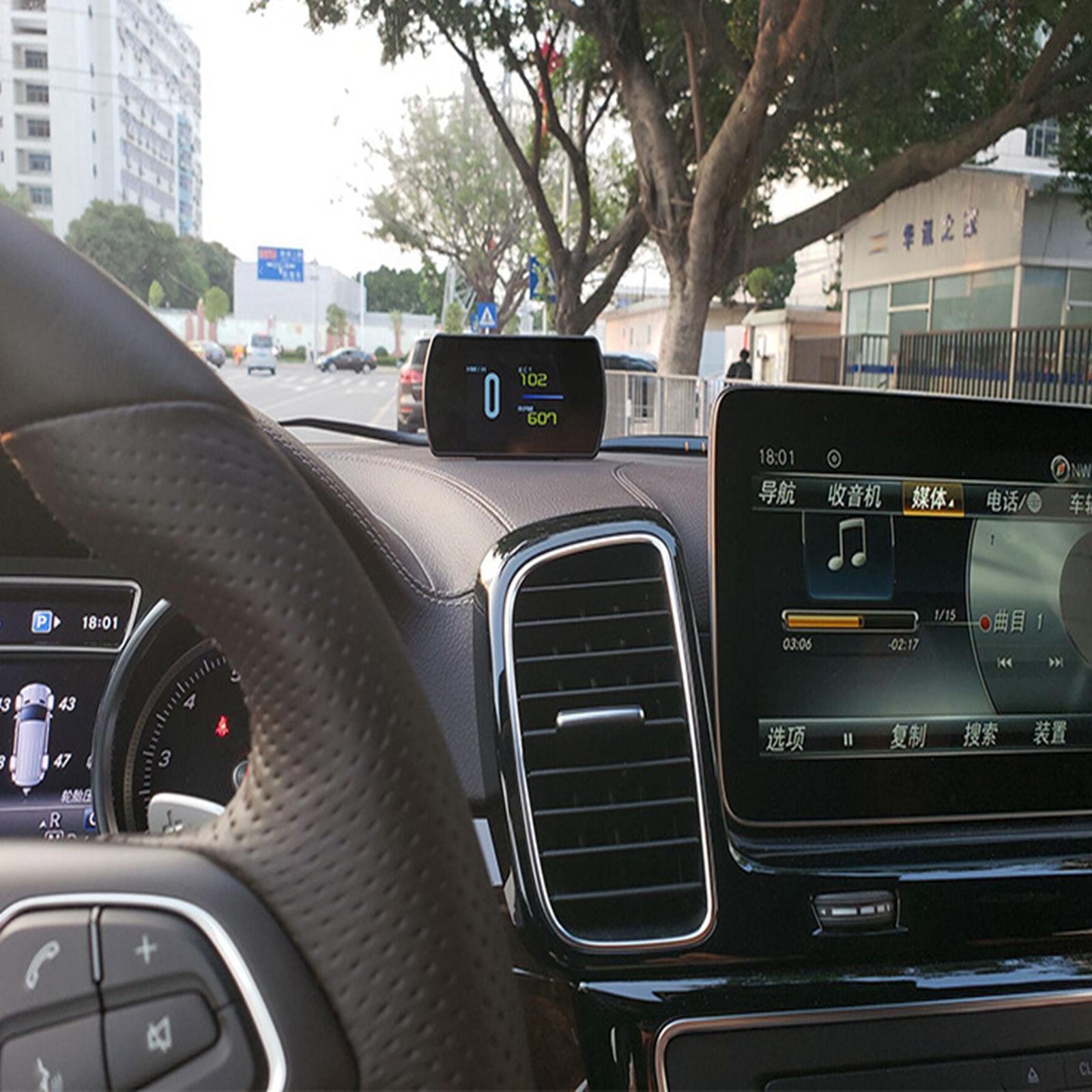 3" OBD2 Head up Display Multi-Color Accessories for Vehicles Safe Driving