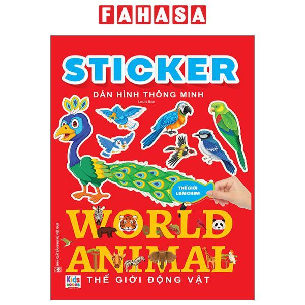 Sticker Dán Hình Thông Minh - Thế Giới Động Vật - Thế Giới Loài Chim