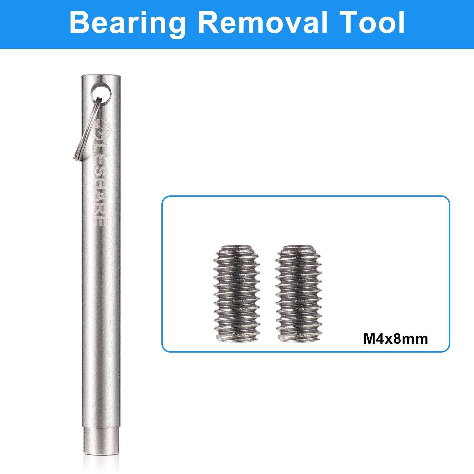 Yoyo Replacement 2pcs 8 Ball Responsive Yoyo Bearings with Short Axles and Bearing Remover Tool