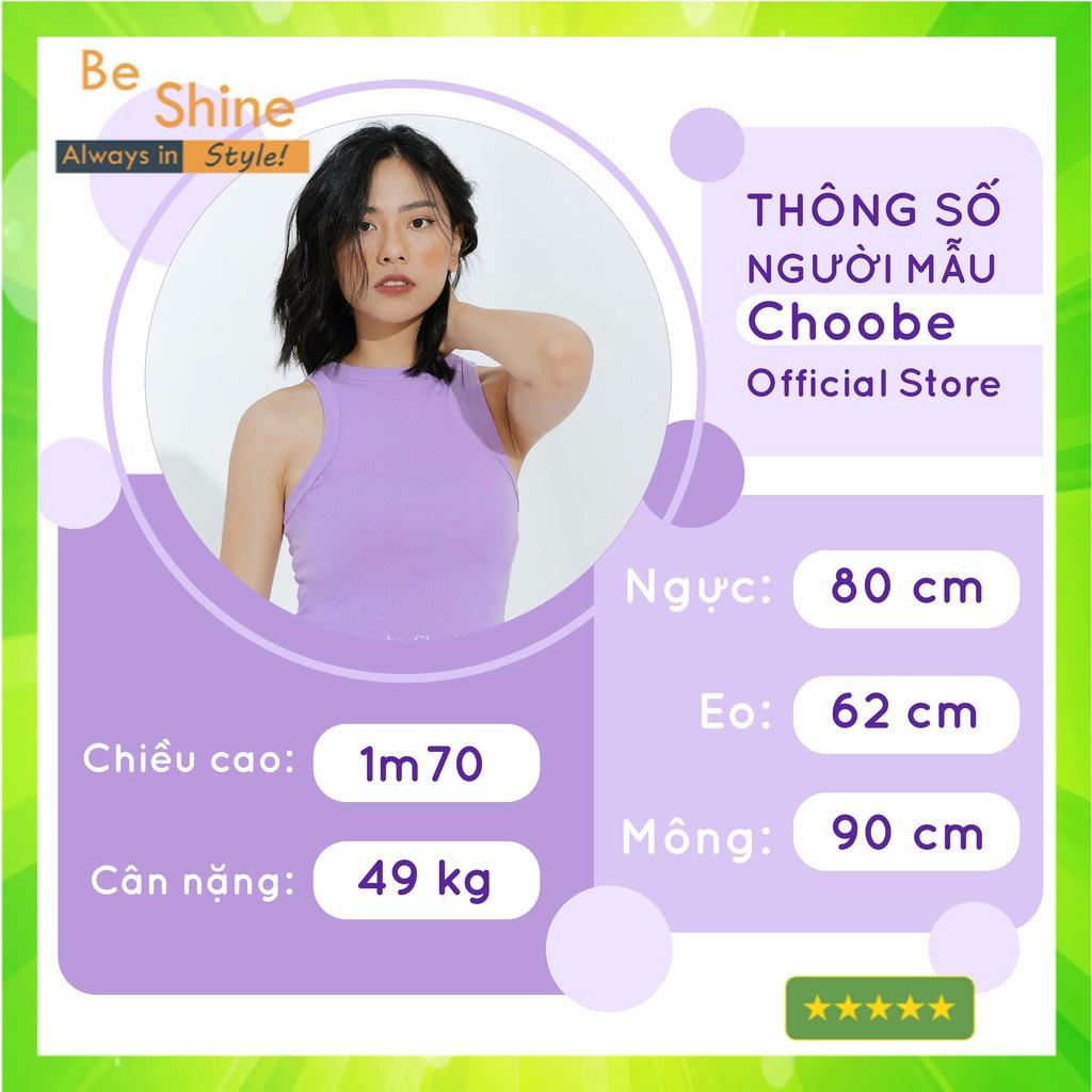 Áo croptop cổ Rộng vải cotton co giãn tốt ba lỗ nữ cộc tay body thun ôm