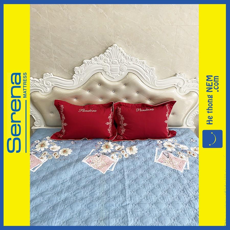 Vỏ Gối Nằm SERENA Áo Gối Cotton Cao Cấp Bộ Vỏ Áo Gối Chần Bông Chuẩn Khách Sạn 5 Sao - Hệ Thống Nệm