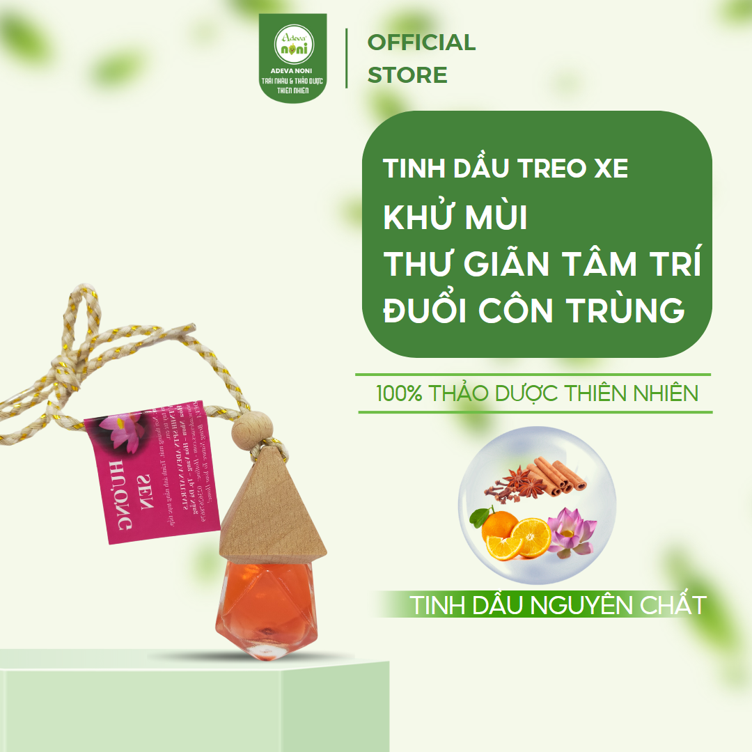 Tinh Dầu Vỏ Quế ADEVA NONI Treo Xe Ô Tô, Phòng, Tủ Quần Áo Giúp Khử Mùi, Làm Sạch Không Khí Tăng Sự Tập Trung