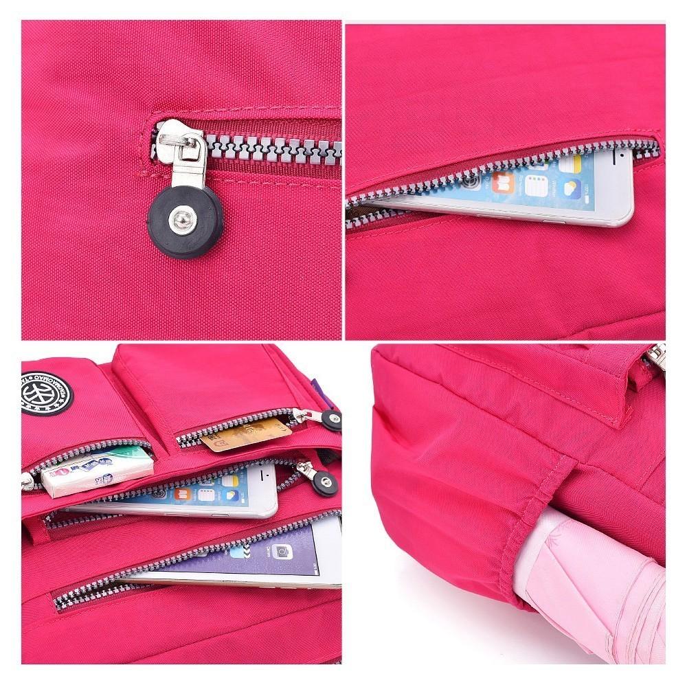 TTOU Nữ Sứ Giả Túi Nylon Chống Thấm Nước Túi Xách Nữ Hàng Ngày Vai Nữ Đeo Chéo Túi Bolsa Sắc MỘT Chính