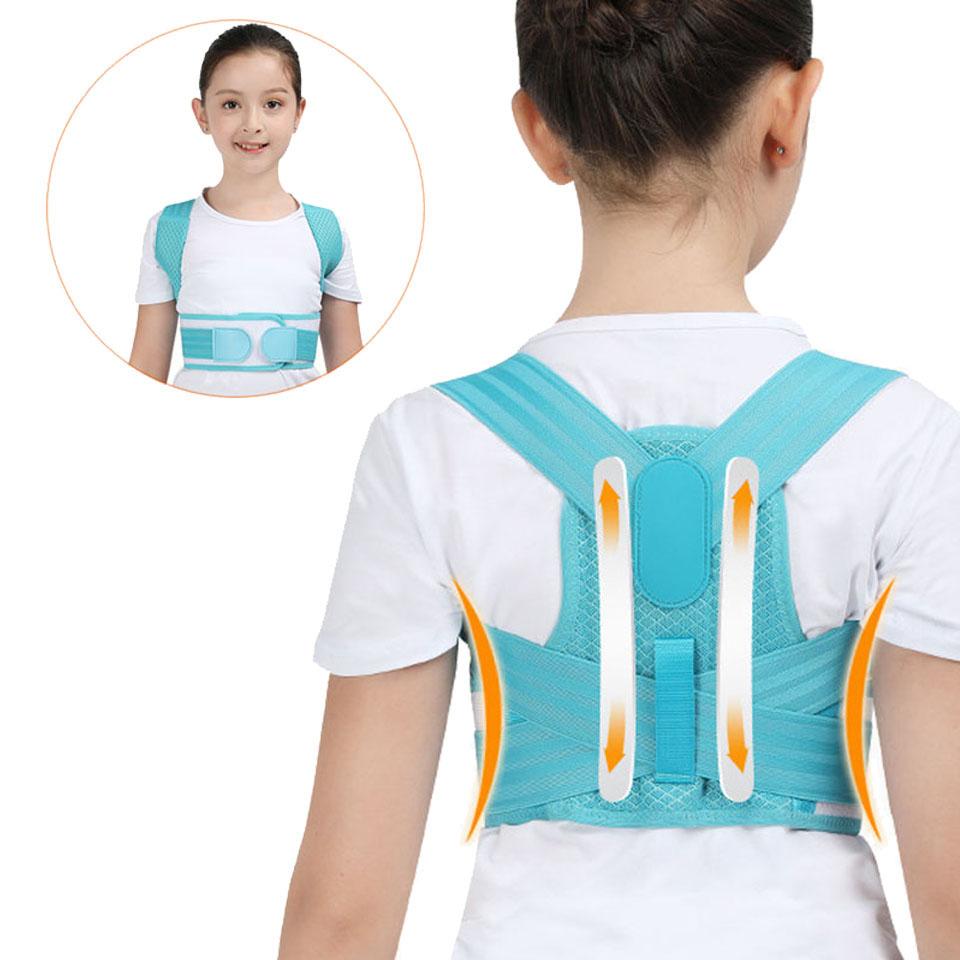 Có Thể Điều Chỉnh Con Tư Thế Corrector Đai Hỗ Trợ Lưng Trẻ Em Chỉnh Hình Áo Cho Bé Cột Sống Lưng Thắt Lưng Vai Vòng Đeo Sức Khỏe