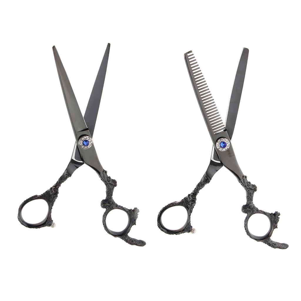 6.5 inch Black Professional Salon Hair Scissors Shears Hairdressing