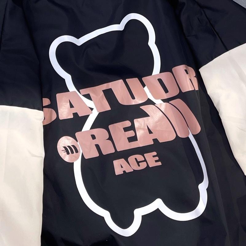 Áo Bomber gấu dù màu đen_unisex_ảnh thật SSSTore