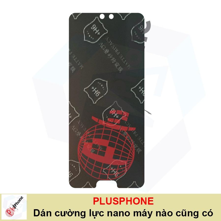 Dán chống nhìn trộm dành cho  Huawei P20 - Dán cường lực dẻo nano 9H+