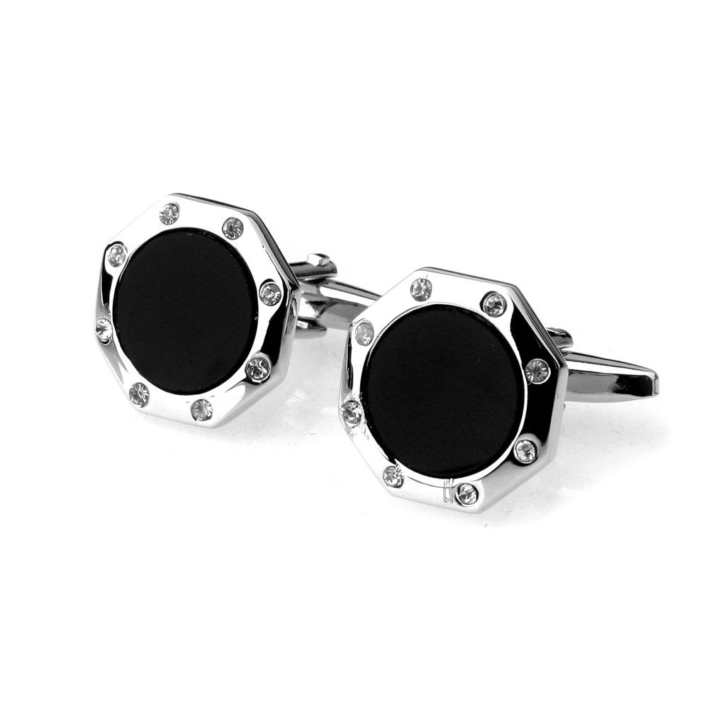Men's Wedding Business Shirt Cufflinks Cuff Links Round French Style
