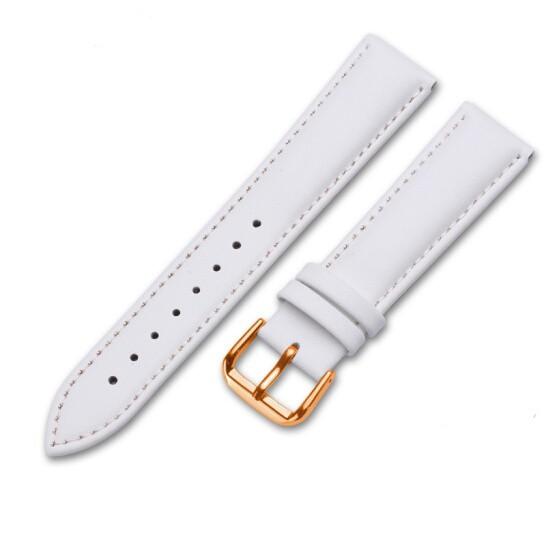 Dây da đồng hồ nam nữ DA BÒ THẬT MỊN 4 lớp, siêu mềm KHÓA CÀI thép không gỉ 316L