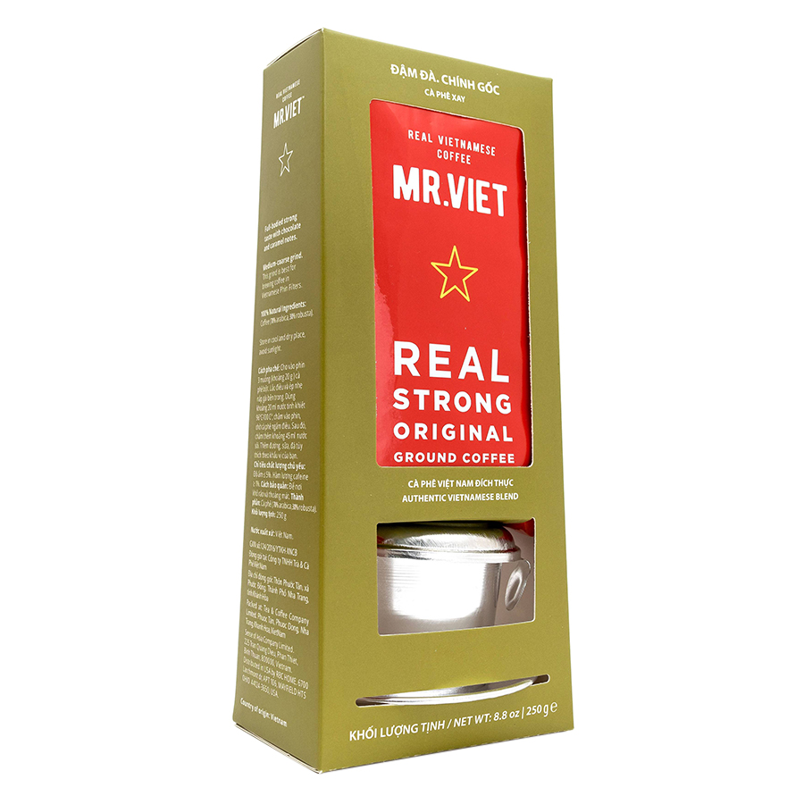 Cà Phê Rang Xay Real - Strong - Orginal MR.VIET (250g)