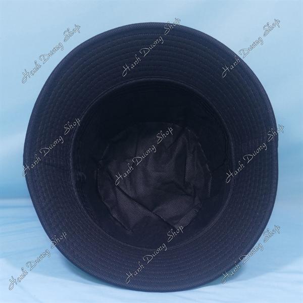 Nón tai bèo mũ bucket vành nhỏ thêu chữ Đẹp Trai Có Gì Sai - Đen