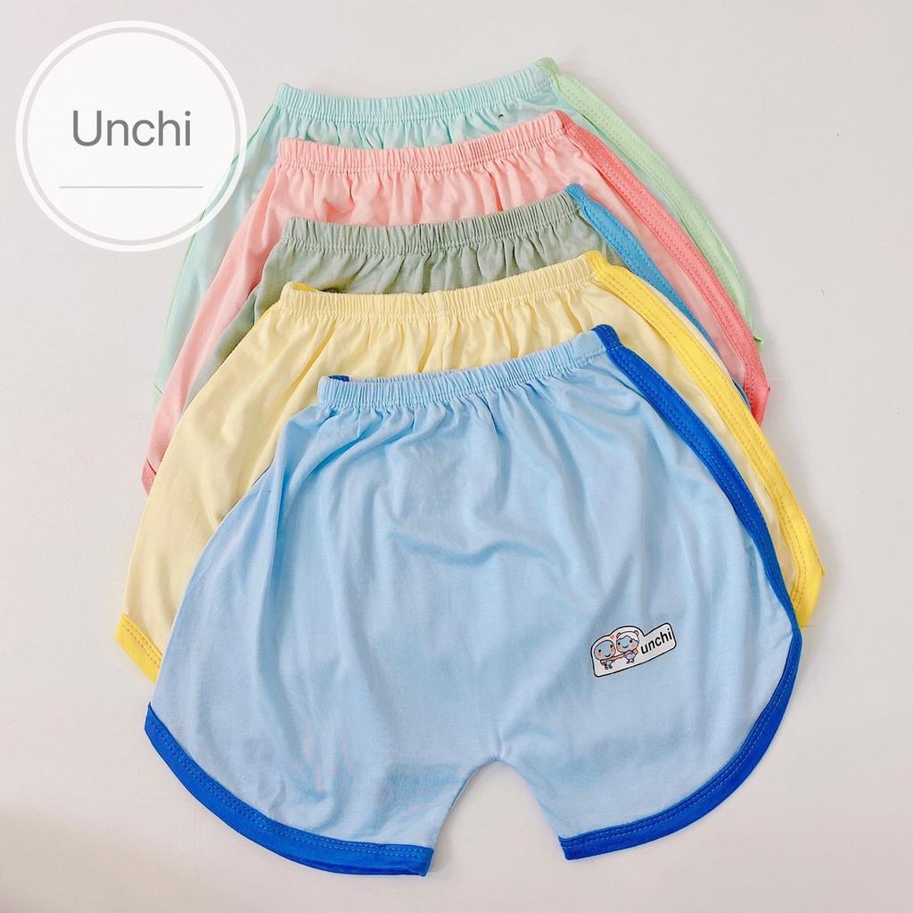 Quần đùi, quần cộc mùa hè UNCHI kiểu dáng thể thao chất thun lạnh siêu mềm, siêu mát, co giãn tốt cho bé trai, bé gái