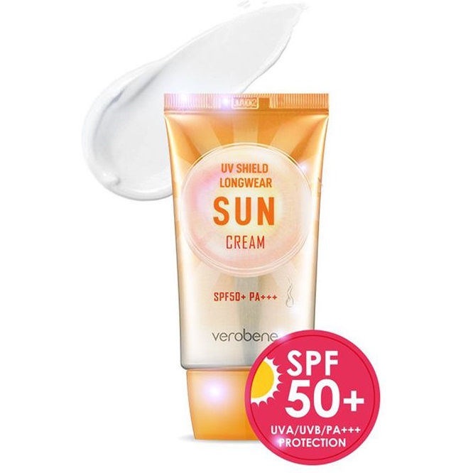 Combo 2 Kem Chống Nắng Lên Tông, Lâu Trôi Verobene Sun Cream Spf 50pa+++ Hàn quốc cao cấp 40ml/Hộp- HÀNG CHÍNH HÃNG