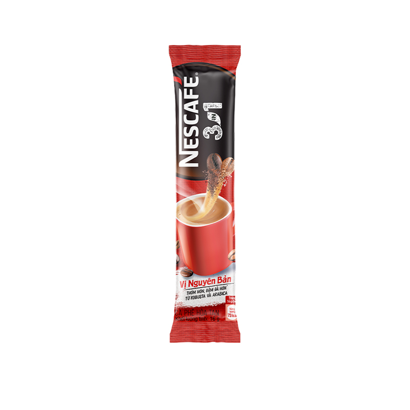 Combo 2 Bịch Cà phê Hòa tan NESCAFÉ VỊ NGUYÊN BẢN 46 gói Đậm Thơm Hoàn Hảo