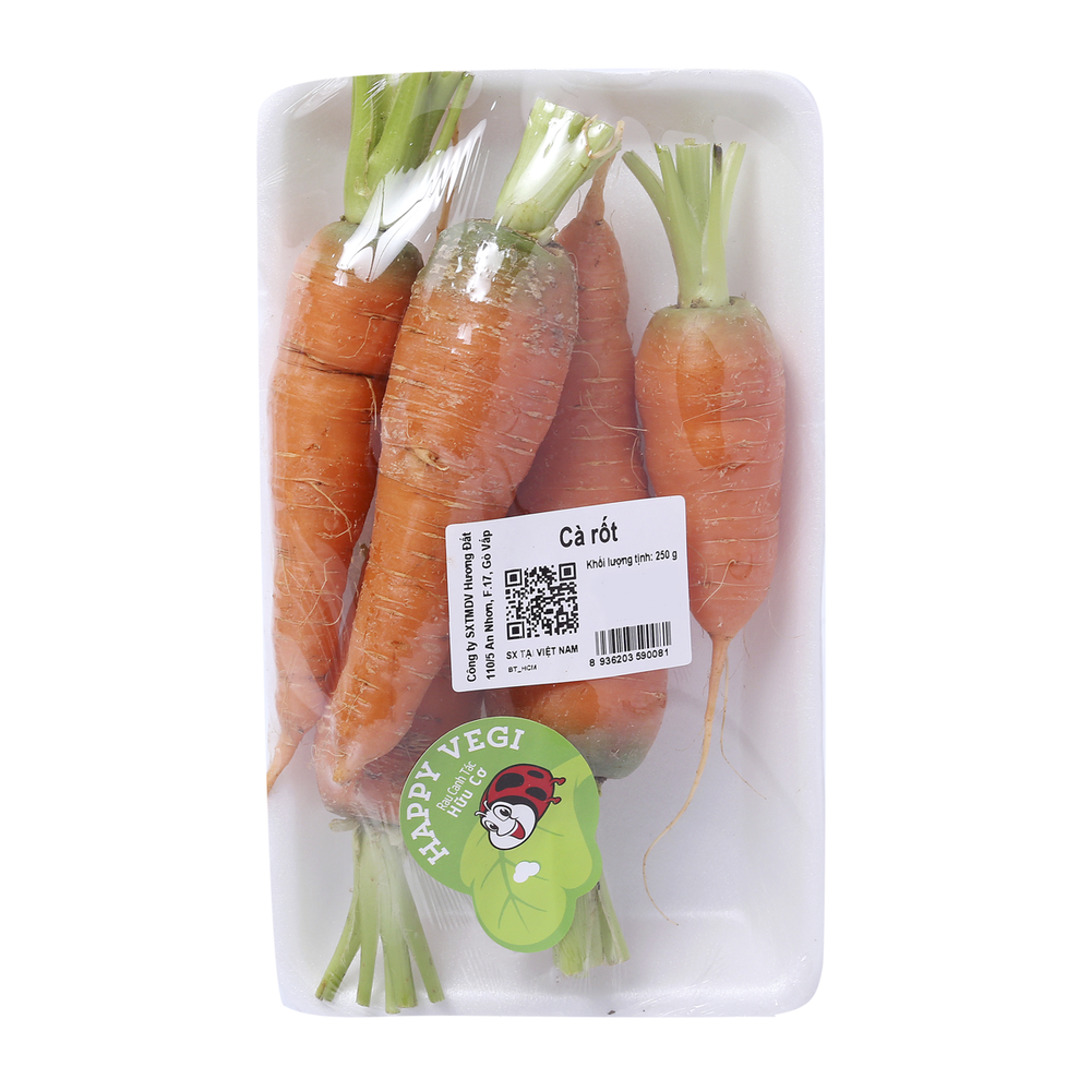 Cà Rốt Hữu Cơ Happy Vegi 250G - Giá Tiki khuyến mãi: 39,900đ - Mua ...