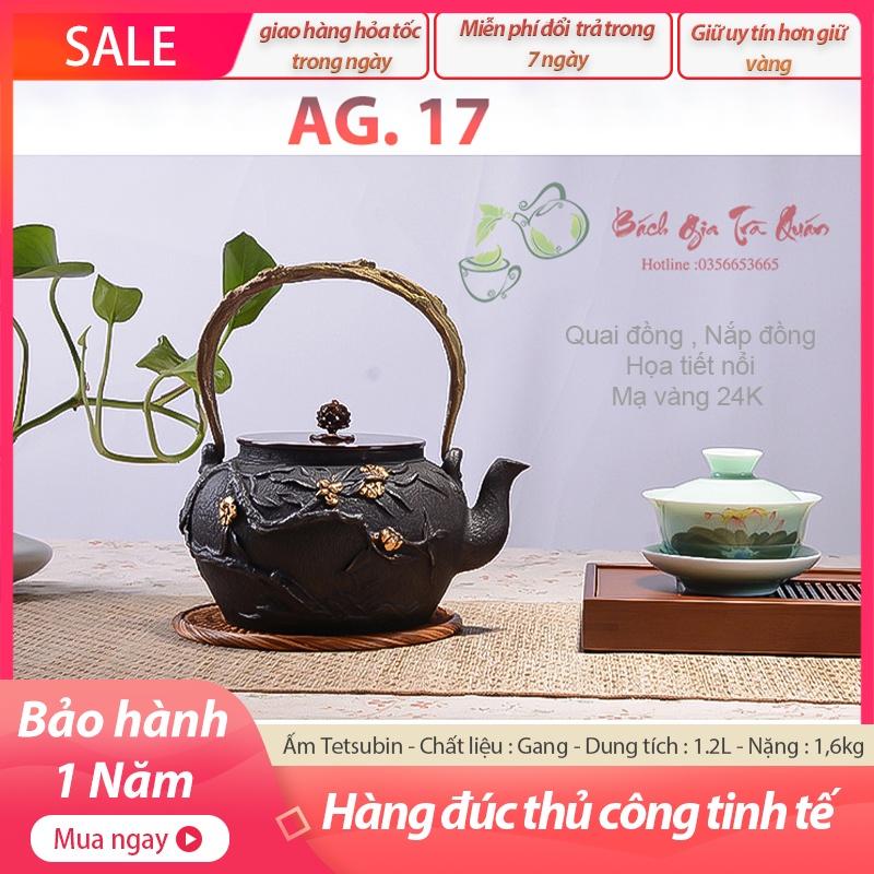 Các Mẫu Ấm Gang Tetsubin Nhật - Hàng Đúc Thủ Công Cao Cấp