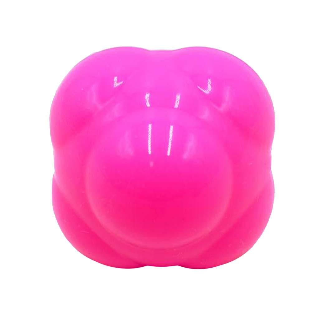 Training Balls Hexagon Reaction Ball Fitness Massage Ball Dark Blue