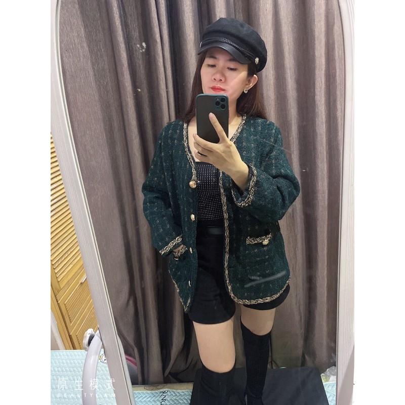 Bigsize - Áo dạ dáng dài ôm gọn dáng D02