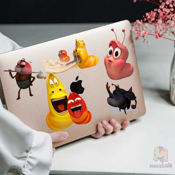 Miếng dán Stickers truyện Larva