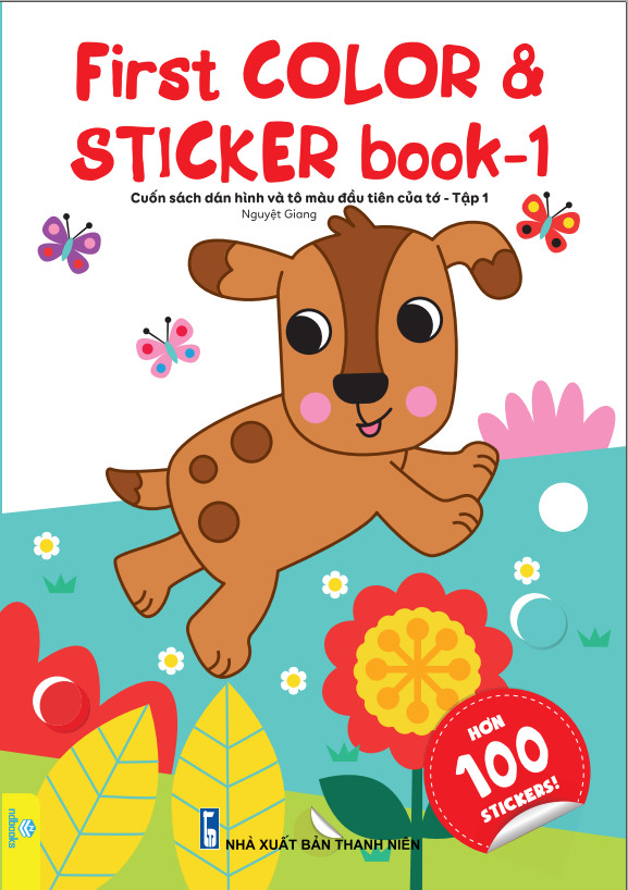 Sách - First Color & Sticker Book - Cuốn Sách Dán Hình Và Tô Màu Đầu Tiên Của Tớ - ndbooks