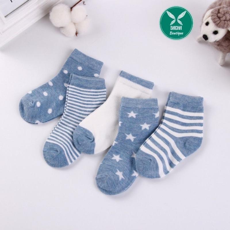 Tất cao cổ COTTON cho bé trai bé gái , vớ trẻ em mềm mại cho bé từ 1 đến 9 tuổi