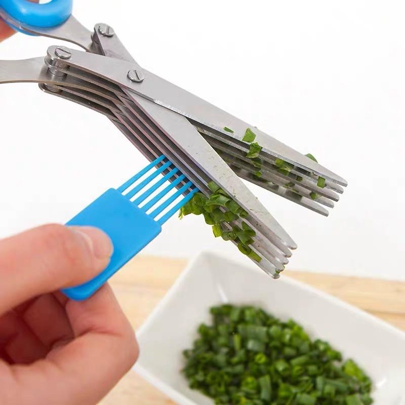 Kéo Cắt Hành Nhiều Lưỡi Đa Năng