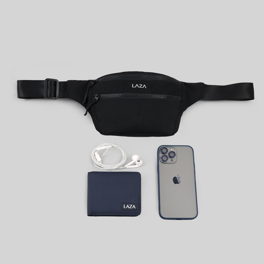Túi đeo chéo nam nữ mini bags cá tính unisex Lion Bag 581 - Chất liệu canvas trượt nước - Thương hiệu LAZA