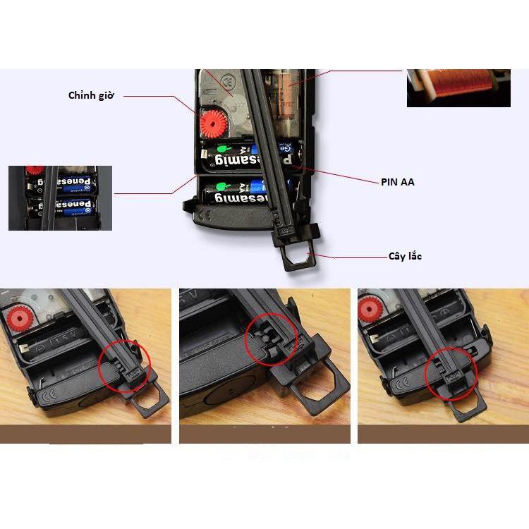 Đồng hồ treo tường gia đình chim én CM1302