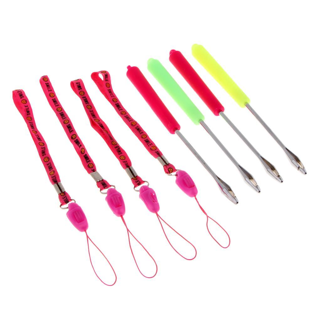 4pcs Portable Stainless Steel  Hook Removers Extractor Detacher