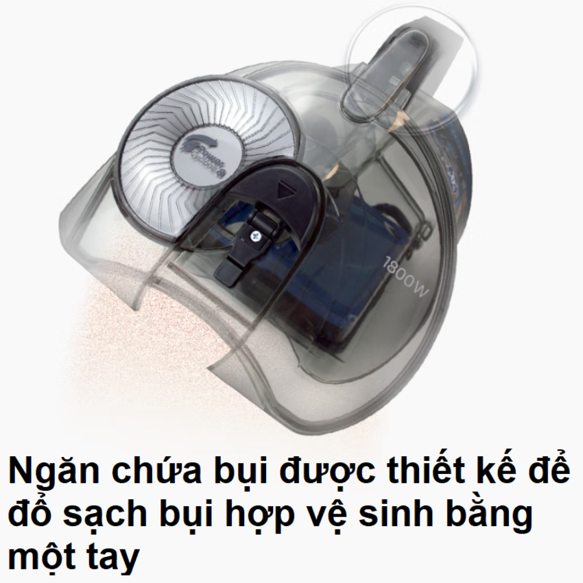 HÀNG CHÍNH HÃNG - Máy hút bụi không túi cao cấp Philips PowerPro Expert FC9735/81