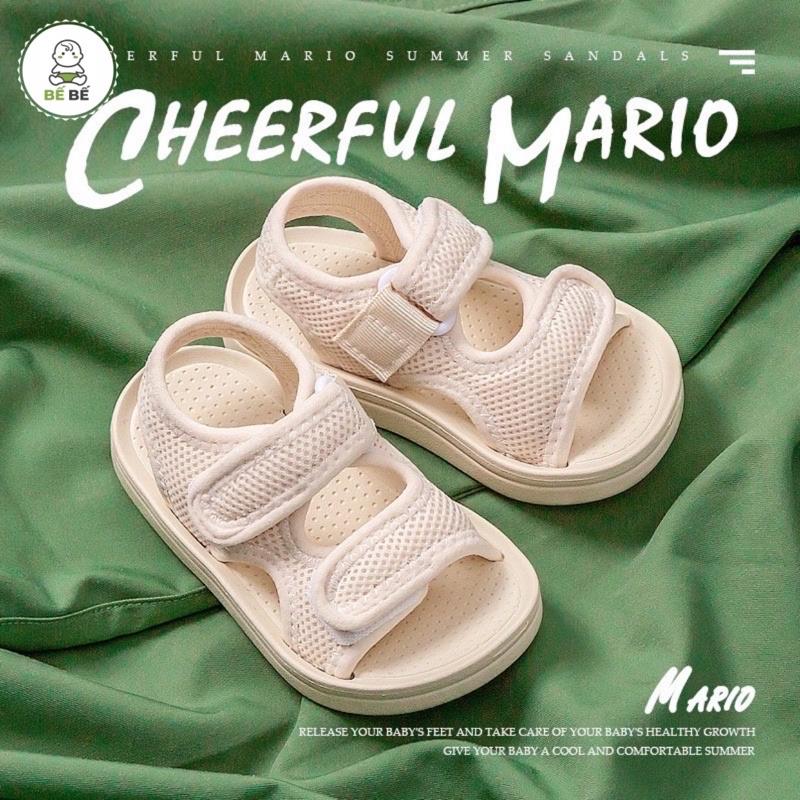 Dép sandal cho bé Cheerful Mario siêu mềm siêu nhẹ chống trơn trượt cho bé SDM1 BẾ BẾ