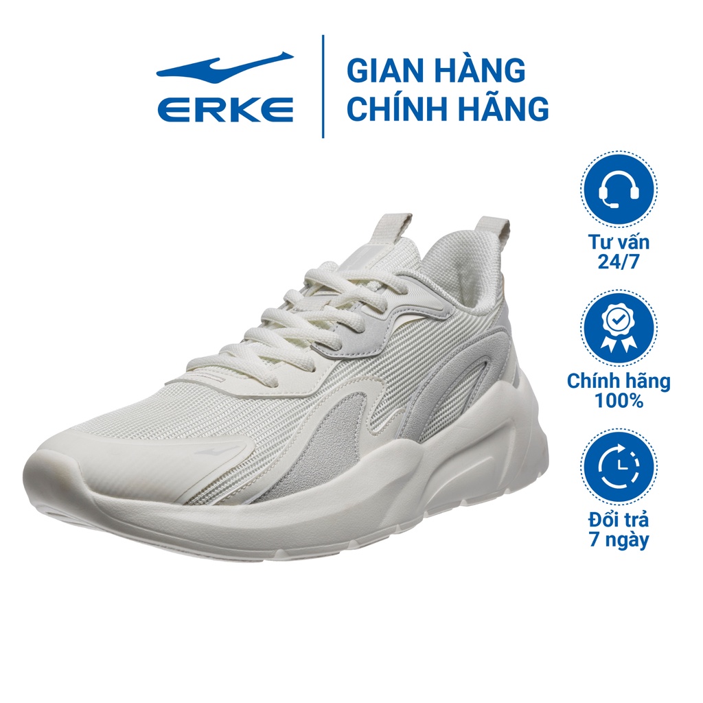 Giày thể thao Erke Jogging chất liệu cao cấp chống trơn trượt 11122320181