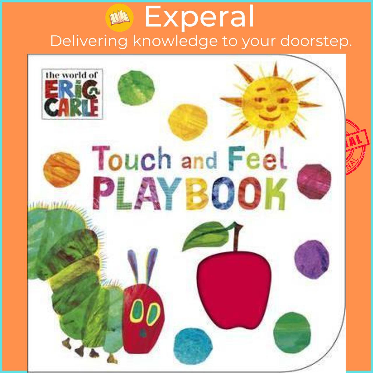 Hình ảnh Sách - The Very Hungry Caterpillar: Touch and Feel Playbook by Eric Carle (UK edition, paperback)