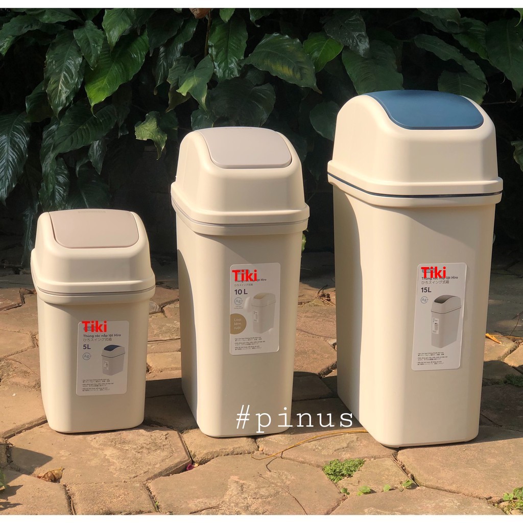 Thùng rác nắp lật thông minh 10 Lít
