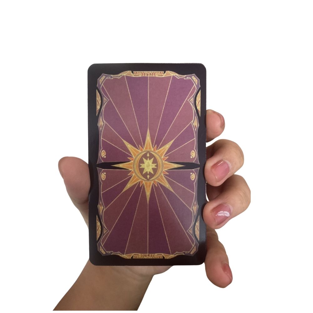 Bộ Bài Broken Mirror Tarot 78 Thẻ Mạ Màu, Hộp Sắt