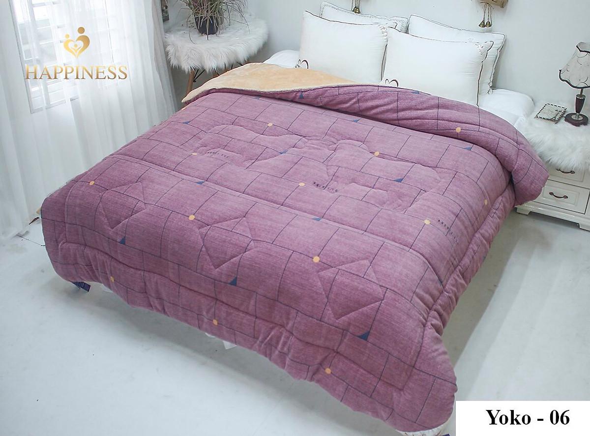 CHĂN MÙA ĐÔNG KÍCH THƯỚC RỘNG 2M2X2M4 HAPPINESS