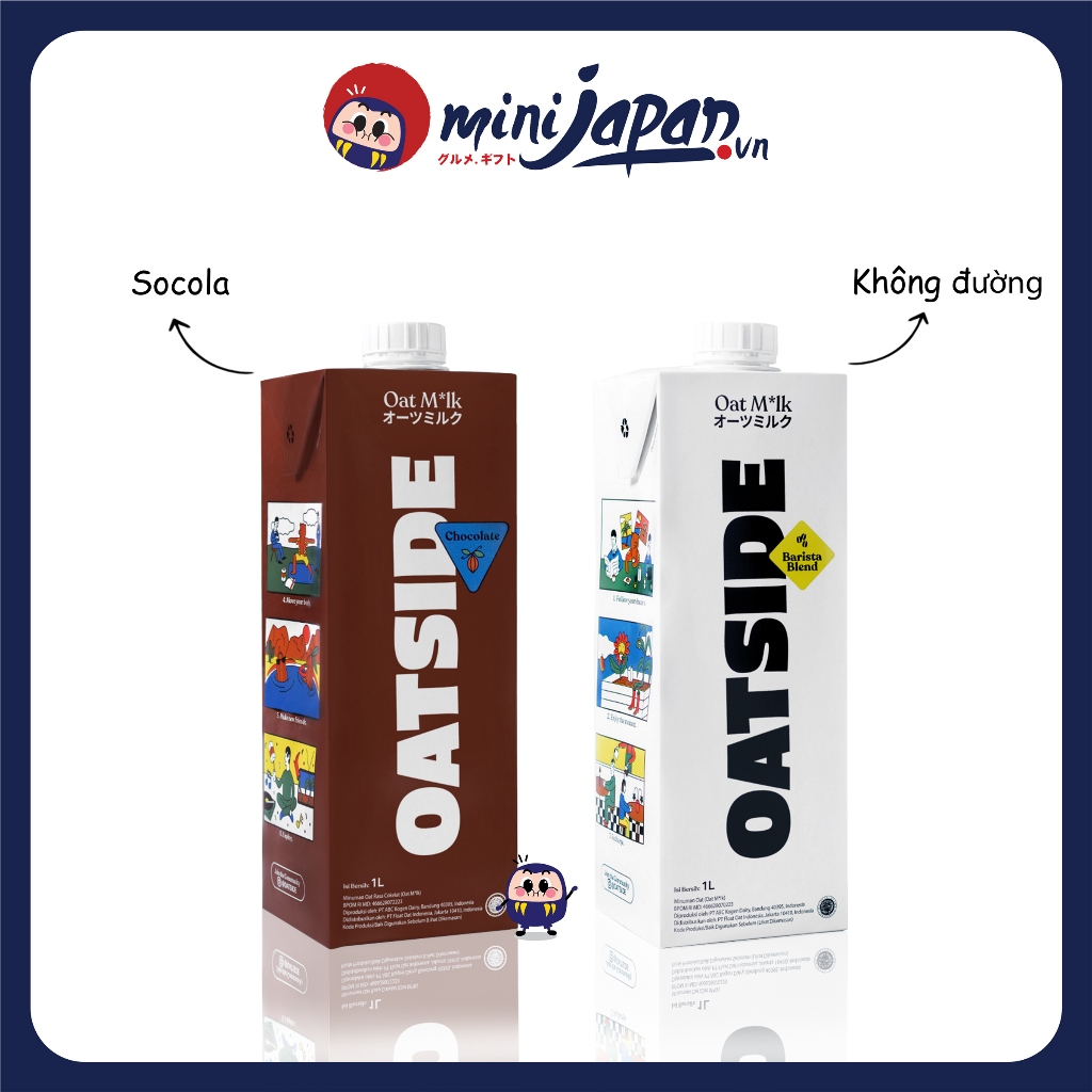 Sữa Yến Mạch OATSIDE Barista Oat Milk Indonesia 1L