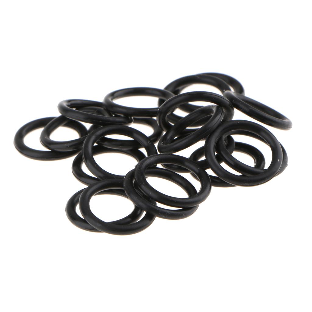 20 Miếng 12mm ID 15MM OD Ống tháo Cao Su O Nhẫn Harley