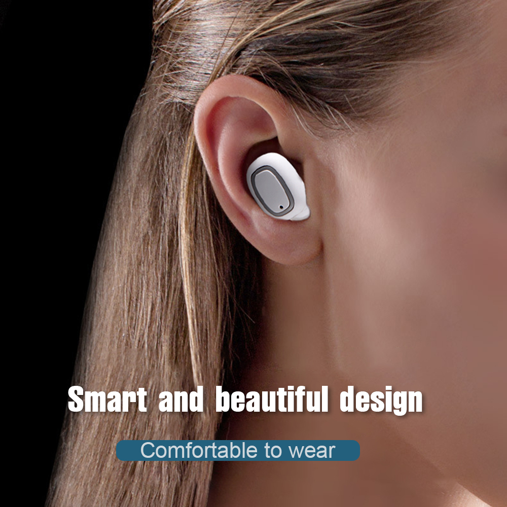 Tai Nghe Âm Thanh Nổi Không Dây S9 TWS BT5.0 Có Hộp Sạc Mic Không Dây