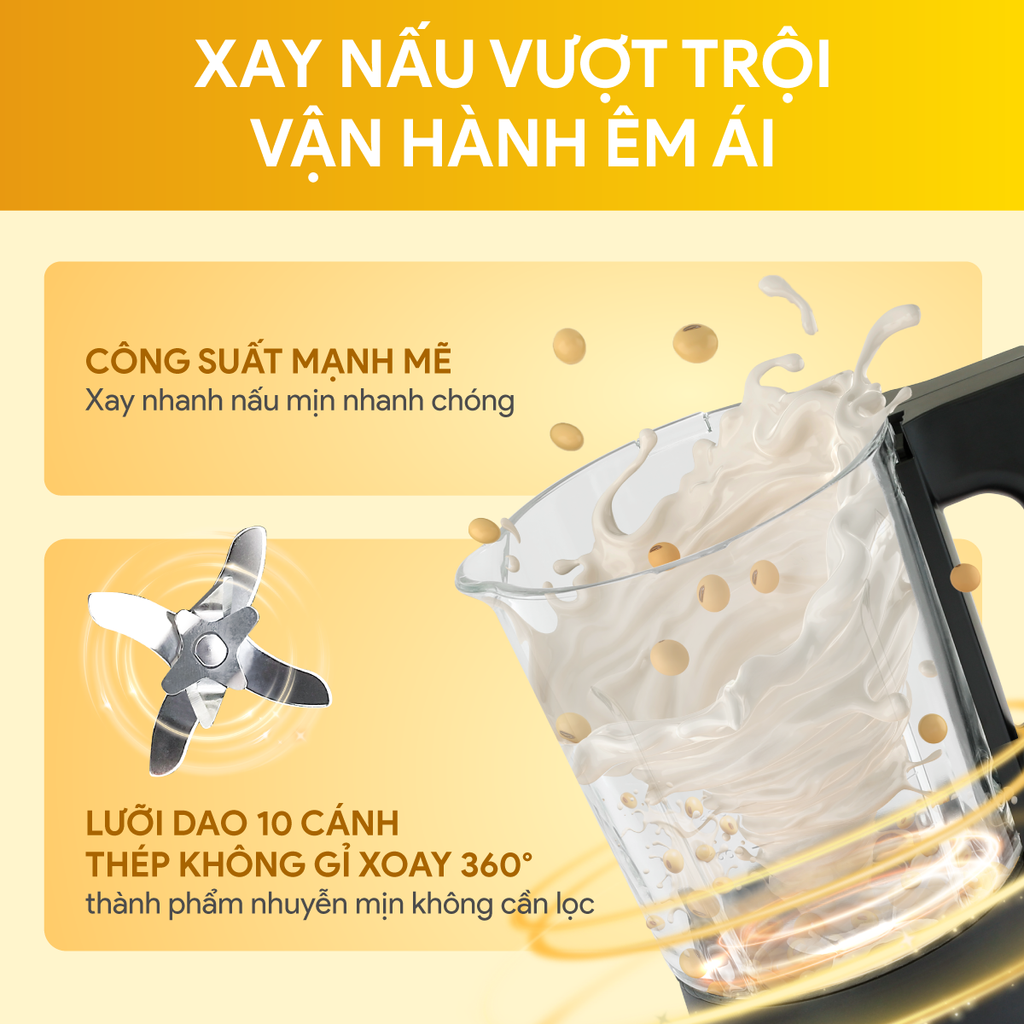Máy Xay Nấu Đa Năng BlueStone BLB-6041 1.5 Lít - Hàng chính hãng