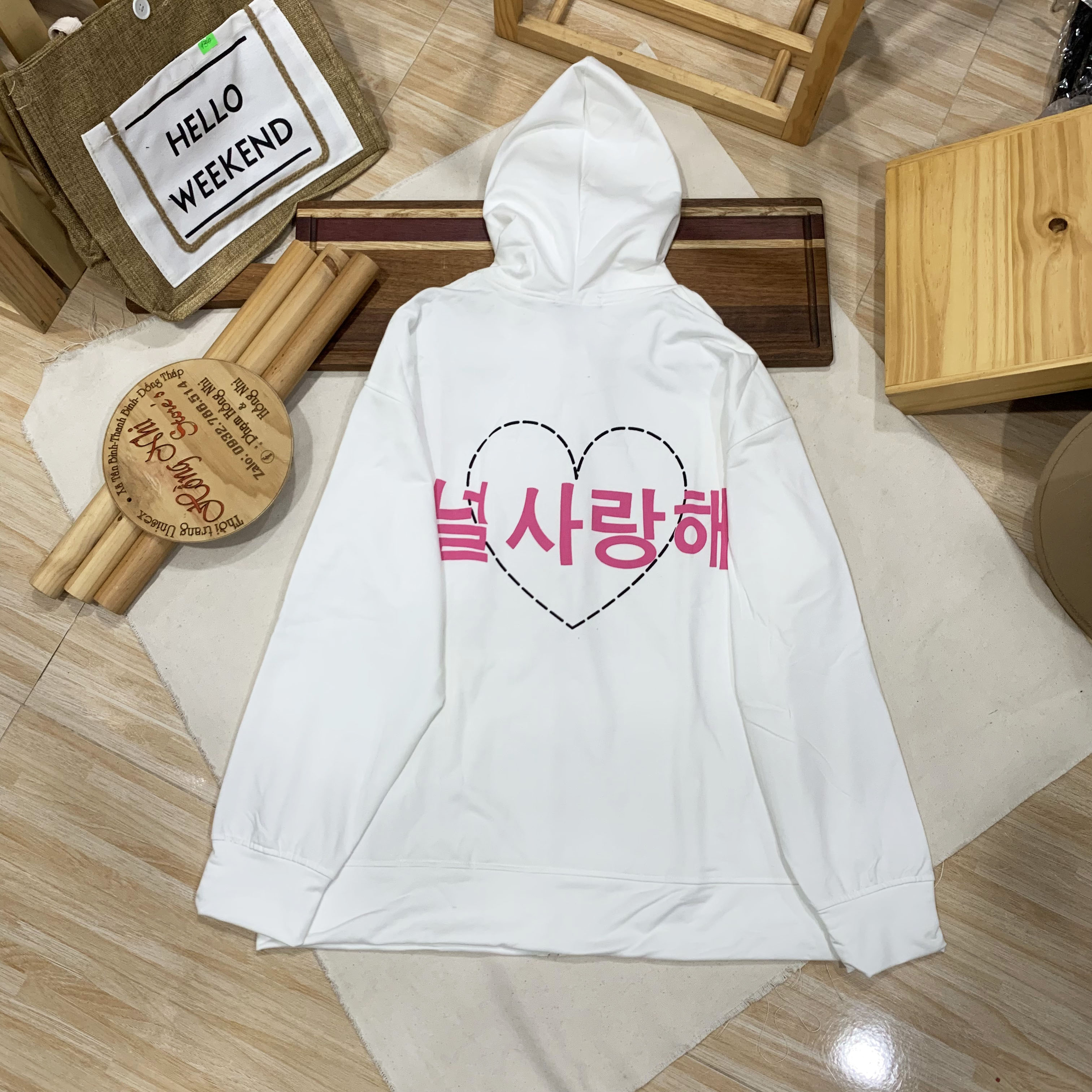 Áo Khoác Hoodie Zip In Hình Trái Tim Oversize Ulzzang Unisex Dáng Rộng - MM