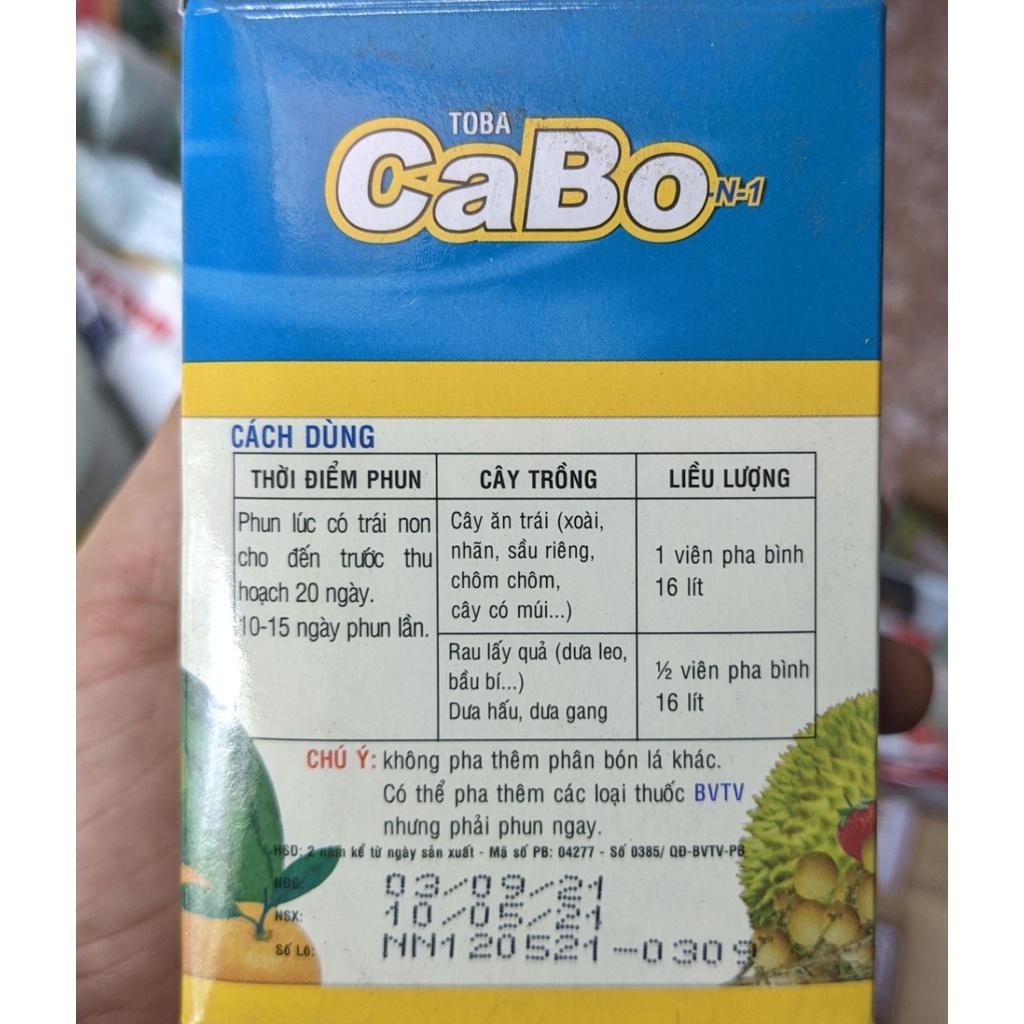 Phân bón lá CaBo TOBA viên 5g