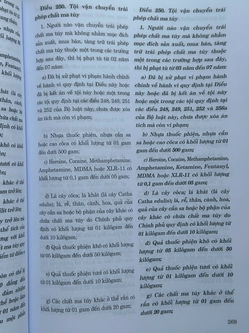 Sách So Sánh Bộ Luật Hình Sự năm 2015 Qua Các Lần Sửa Đổi, Bổ Sung (năm 2017, 2024, 2025) - V2655TA