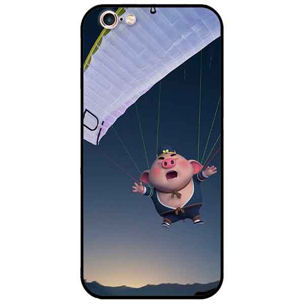 Ốp lưng in cho Iphone 6 Plus/ 6s Plus Mẫu Heo Bay