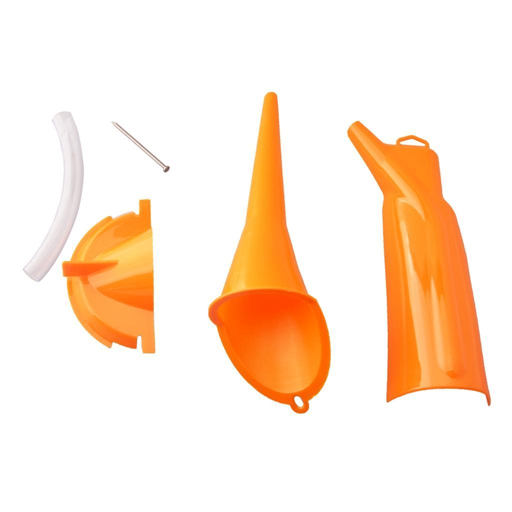 SET OF 3 Car Motorcycle Funnel Oil Water Gas Fuel & Filter