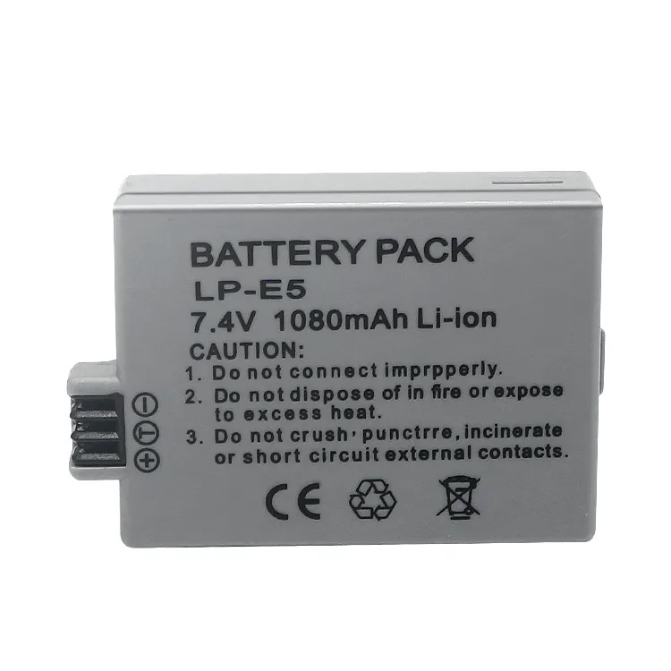 ROGTZ Pin Dành Cho Máy Ảnh Canon 1080mAh 7.4V LP-E5 - Hàng Nhập Khẩu