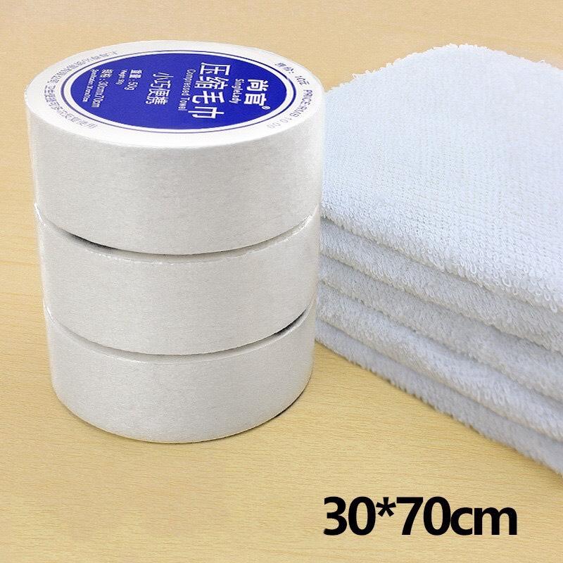 Khăn tắm lau mặt nén bằng cotton dùng 1 lần hoặc tái sử dụng được cho du lịch khách sạn