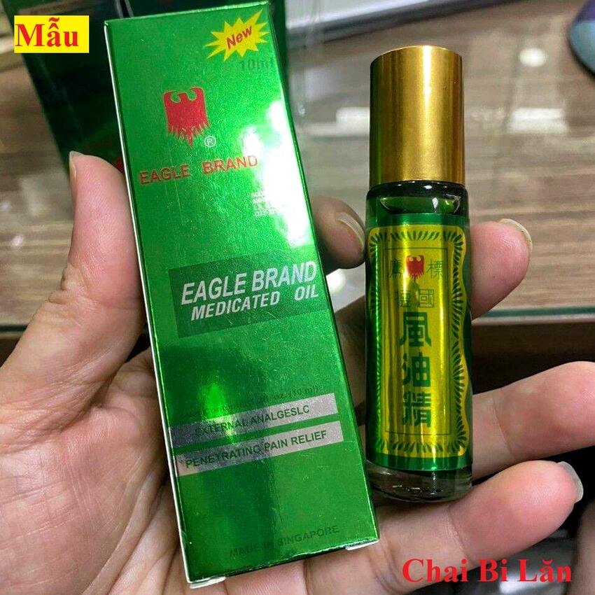 Chai Bi Lăn 10ML thủy tinh (combo 8 cái) mẫu trụ tròn nắp nhựa vàng – Chai Chiết Nước Hoa