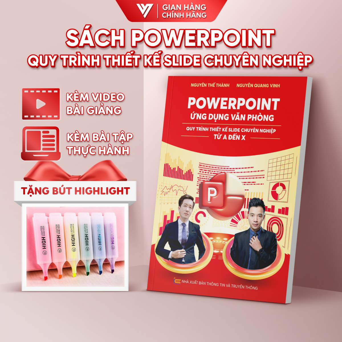 Sách PowerPoint Ứng Dụng Văn Phòng Quy Trình Thiết Kế Slide Chuyên Nghiệp Kèm Video Online Miễn Phí